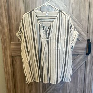 Old Navy Women’s Split-Neck Top, Size XL, Worn Once!